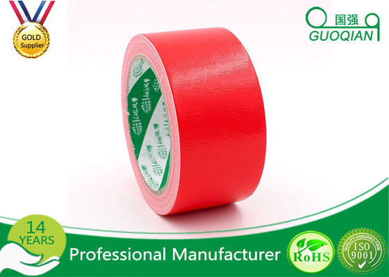 Black / Red / White PE Coated Cloth Adhesive Tape For Decorative Masking supplier