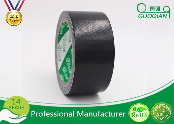 Black / Red / White PE Coated Cloth Adhesive Tape For Decorative Masking supplier