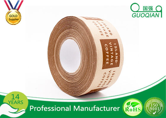 Antistatic Water Solubel Reinforced Adhesive Kraft Paper Tape , Thinkness 130~160μ supplier