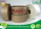 Printed LOGO Eco - Friendly Non Adhesive Kraft Reinforced Tape Water Activated supplier