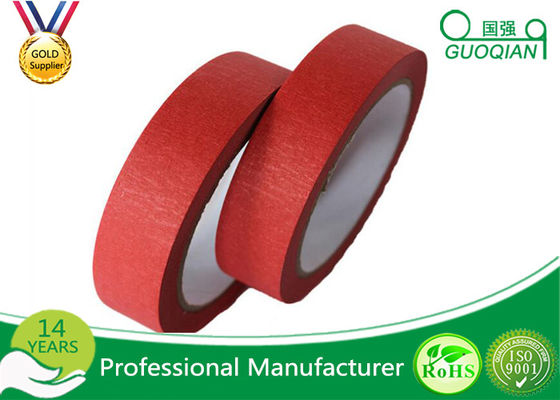 Colorful Silicone Adhesive Colored Masking Tape Low Tack Without Residue supplier