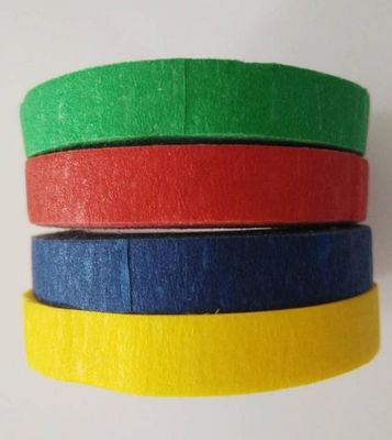 Crepe Paper Colored high quality Masking Tape Automotive Decorative Masking Tape supplier