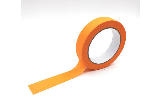 3/4", 1", 1.5", And 2" Widths Black Crepe Masking Tape For Automotive / Window supplier