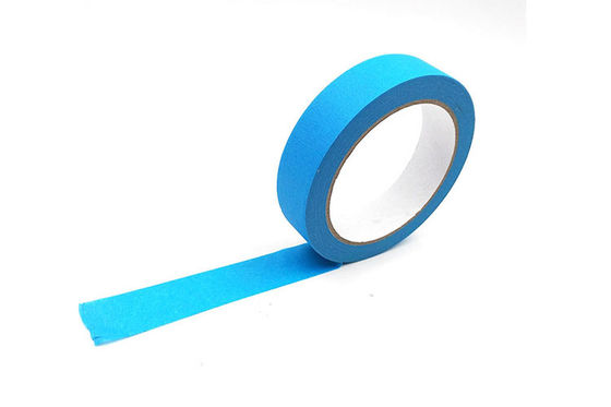 3/4", 1", 1.5", And 2" Widths Black Crepe Masking Tape For Automotive / Window supplier