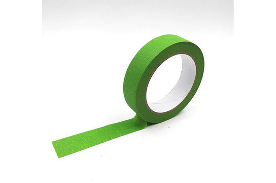 3/4", 1", 1.5", And 2" Widths Black Crepe Masking Tape For Automotive / Window supplier