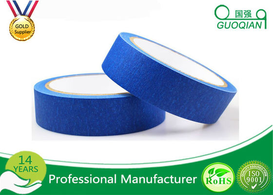 Blue Painters Rubber adhesive Colored Masking Tape For Auto Industry supplier