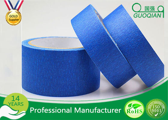 Blue Painters Rubber adhesive Colored Masking Tape For Auto Industry supplier