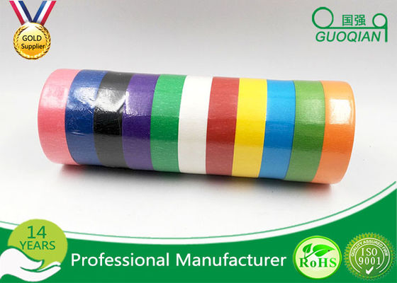 Backing Printed Colored Masking Tape For Car Paint , Labeling , Decorating